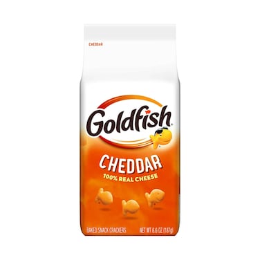 Goldfish Baked Snack Crackers With Cheddar 187g