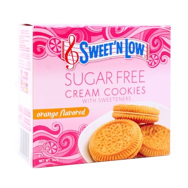 Sweet 'N Low Sugar Free Cream Cookies Orange 162g