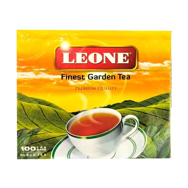 أكياس شاي ليون فاينست جاردن الأسود، 2 غرام × 100 كيس