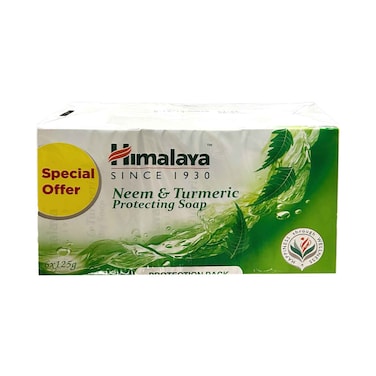 Himalaya Bar Soap Neem &amp; Turmeric Protecting 125gx6 Pieces