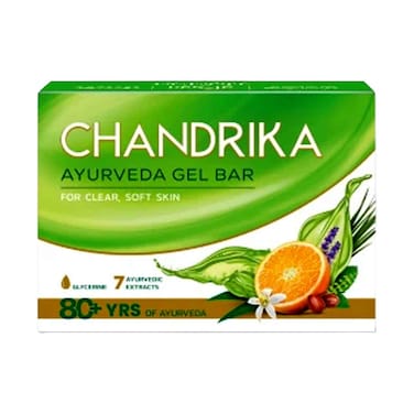 Chandrika Glycerin Bar Soap Ayurveda 75g