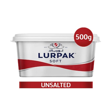 Lurpak Butter Soft Unsalted 500g