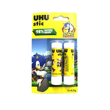 UHU Glue Stick Super Mario 2 PC x 8.2 G