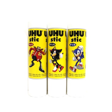 UHU Glue Stick 21g, 3 Pieces