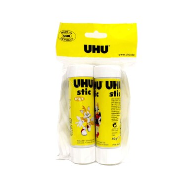 UHU Glue Stick 40gx2 Pieces