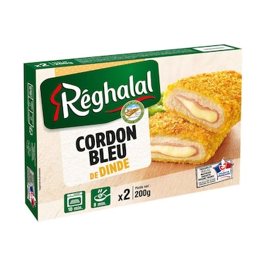 Reghalal Halal Turkey Cordon Bleu 200gr