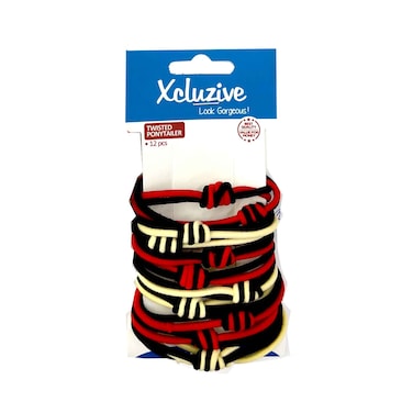 Xcluzive Twisted Ponytailers 12pcs