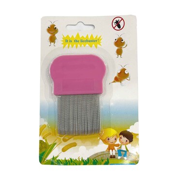 STC Lice Manual Comb Pink