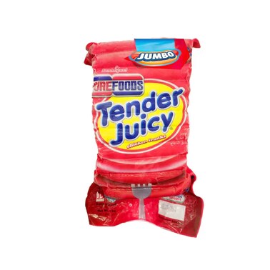 Purefoods Tender Juicy Chicken Franks Jumbo Hot Dog 1Kg
