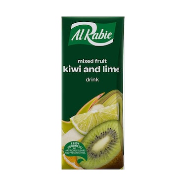 Al Rabie Exotic Mix Fruit Kiwi &amp; Lime Juice 200ml