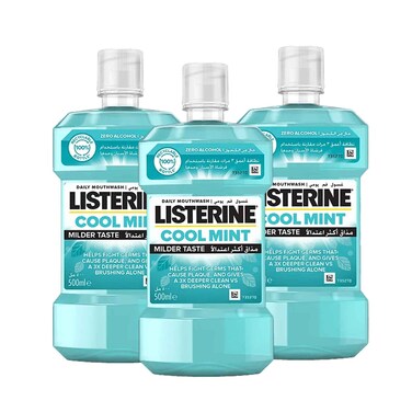 Listerine Mouthwash Assorted 500mlx3