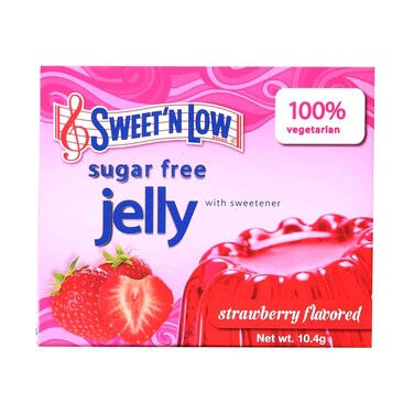 Sweet 'N Low Sugar Free With Sweetener Jelly Strawberry Flavoured 10.4g