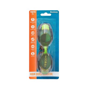 Bestway Aqua Burst Essential Swimming Goggles For Youth 7+ #21005 Assorted