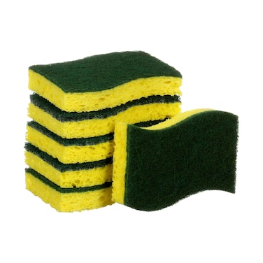 3M Scotch Brite Scrub Sponges Heavy Duty 6 Pieces
