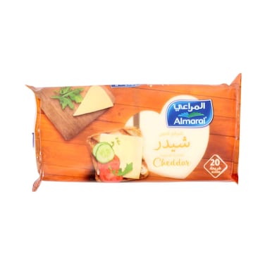 Almarai Cheddar Cheese Slices 20 Pieces 400g