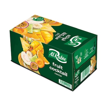 Al Rabie Juice Exotic Fruit Cocktail 330mlx8 Pieces