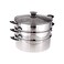 Harmony 3 Layer Steamer Stainless Steel Ware 26cm