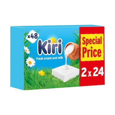 Kiri Cream Cheese Square Portion, 2X24 Portions, 800G