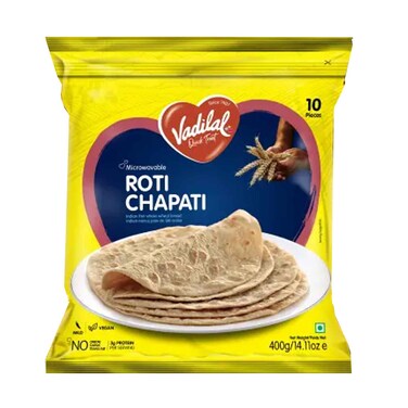 Vadilal Quick Treat Microwavable Roti Chapati 400g