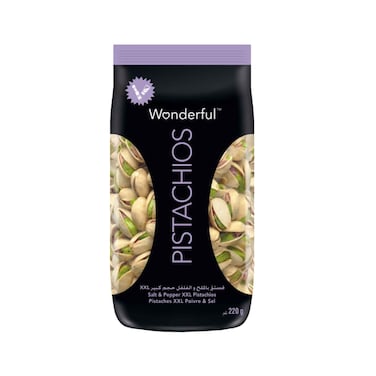 Wonderful Pistachios Salt &amp; Pepper 220g