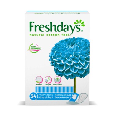 Freshdays Panty Liners Singels 34pcs
