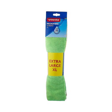 Vileda Microfibre Colors xl 100% Microfibre Cloth AbsorbentDurable &amp; Washable 4 Pieces