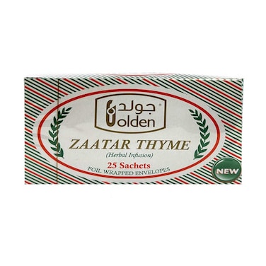 شاي عشبي بنكهة الزعتر الذهبي 25 كيس