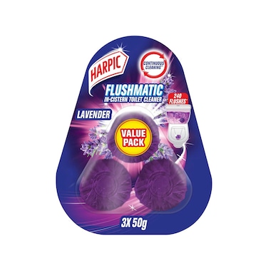 منظف المرحاض هاربيك إن سيسترن، برائحة اللافندر، 50 جم × 3