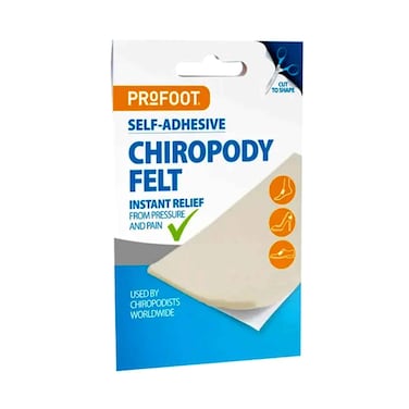 Profoot Self Adhesive Chiropody Felt Instant Relief From Pressure And Pain