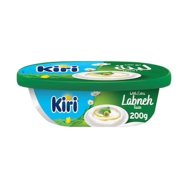 Kiri Cheese Spread With Extra Labneh Taste, 200G Tub