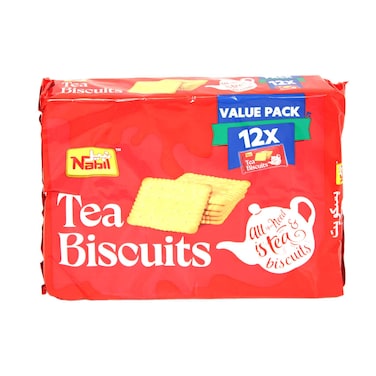 بسكويت شاي نبيل 90 جرام × عبوة من 12 قطعة