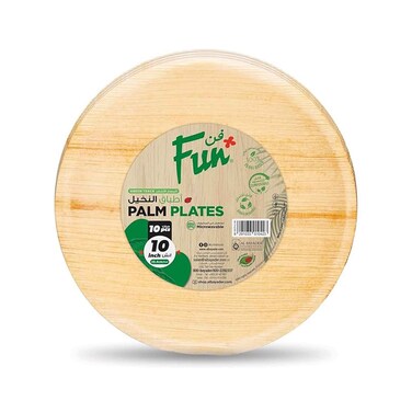 Fun Plates Bio Round 10'' 10 Pieces