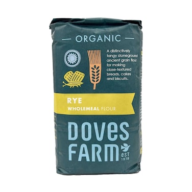 Doves Farm Organic Wholemeal Rye Flour 1kg