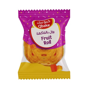 كيو بيك رول بالفاكهة 80غ