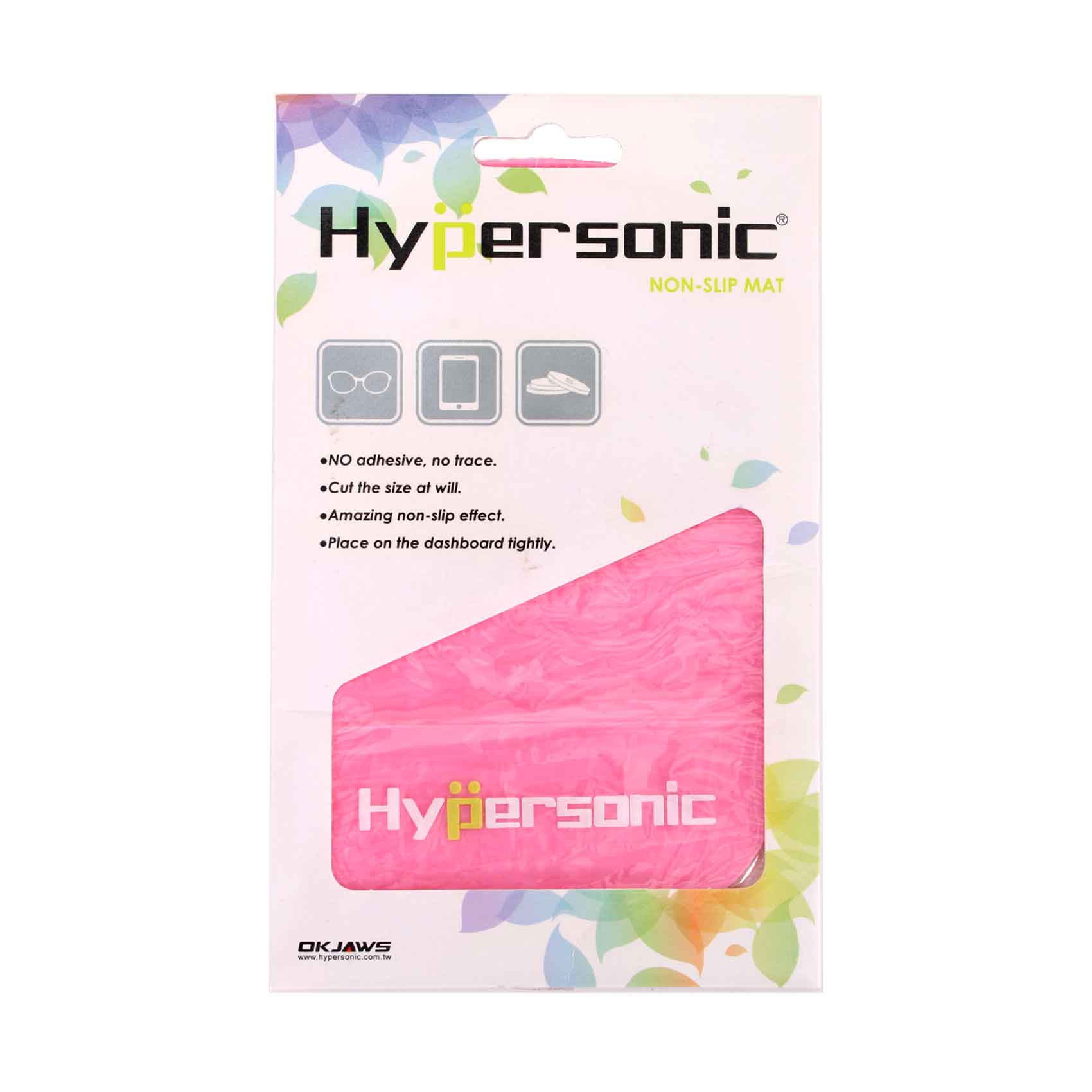Haypersonic Non-Slip Mat-Pink-Yellow