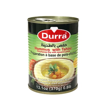 Durra Hommus With Tahini, Chickpeas Dip With Sesame Paste 370g