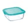 Luminarc Square Flat Rim Keep N' Box Lagon 1220ml