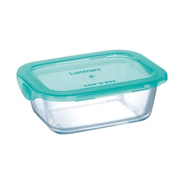 Luminarc Rectagular Flat Rim Keep N' Box Lagon 380ml