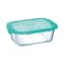Luminarc Rectagular Flat Rim Keep N' Box Lagon 380ml
