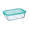 Luminarc Rectagular Flat Rim Keep N' Box Lagon 1970ml