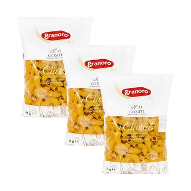 Granoro Pasta Gomiti 500gr x 2+1 Free