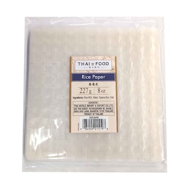 تاي فود كينغ ورق أرز مربع 227 غرام