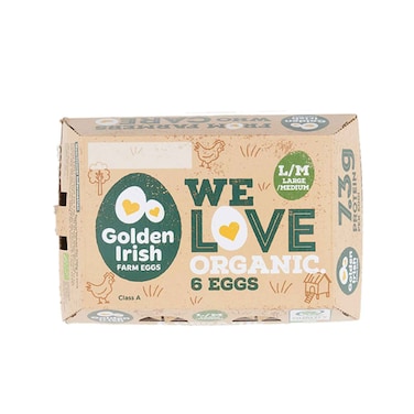 Golden Irish Organic Egg 6pcs