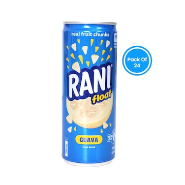 عصير راني فلوت بنكهة الجوافة مع قطع فواكه حقيقية، ٢٤٠ مل × ٢٤ قطعة