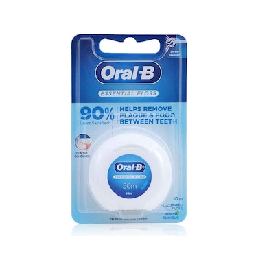 خيوط أسنان محاسبة (أورال بي) الأساسية الشمعية بنكهة النعناع 50 مل