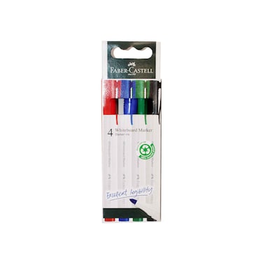 FaberCastell 4 Whiteboard Markers