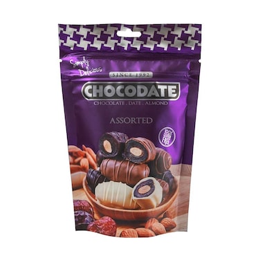 لا روندا شوكولاتة متنوعة بالشوكولاتة والتمر واللوز 90 جرام