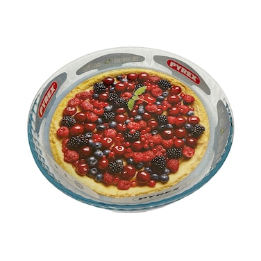 طبق فطير زجاجي بايركس 26 سم × 28 سم