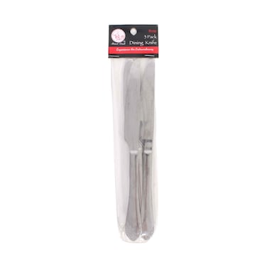 Smart Cook Stainless Steel Dining Knives 3 Pieces Set