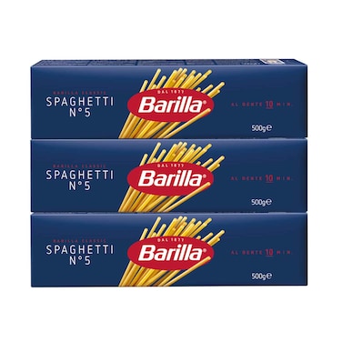 سباغيتي باريلا رقم 5 500 جم × 3 قطع